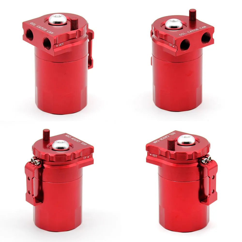 Aluminium alloy engine oil breather pot for vehicle modification in four colour options