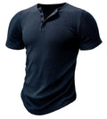 Men's slim-fit short-sleeve sports T-shirt in polyester, shown in Army Green colour.