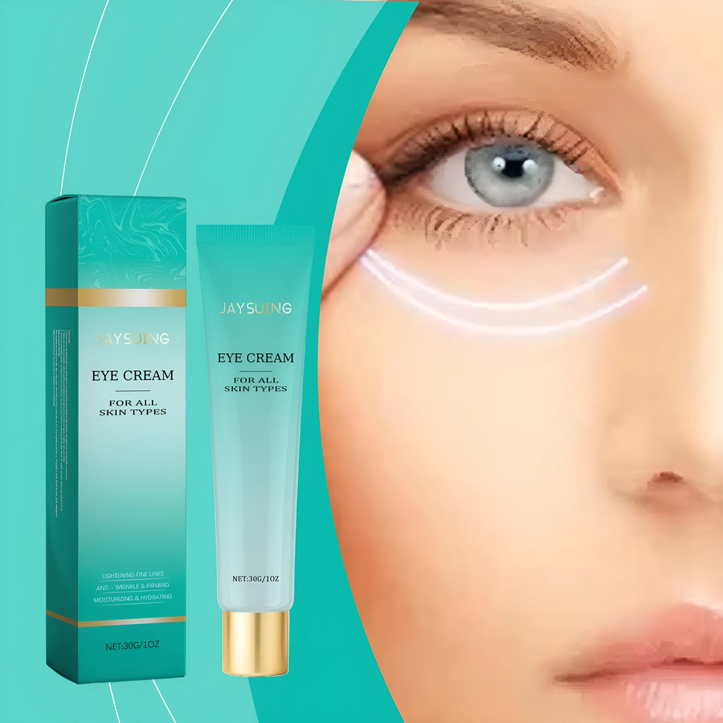 30g tube of retinol anti-ageing eye cream with hyaluronic acid for under-eye treatment