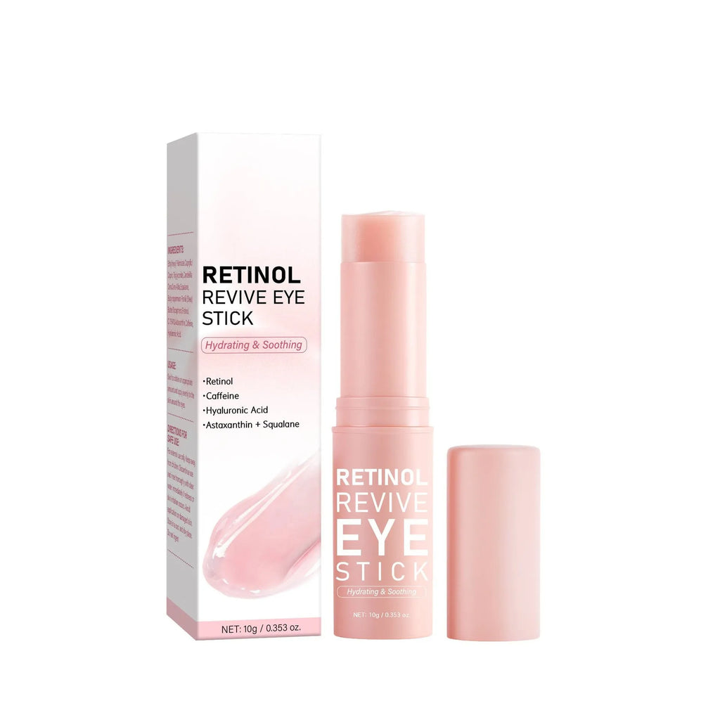 Eye cream stick for hydration and moisturising, 10g net content, stick format makeup tool