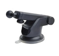 Universal telescopic car phone bracket with adjustable long rod for dashboard or windscreen mounting