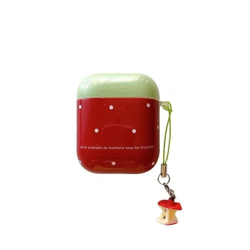 Universal TPU earphone case with Korean polka dot design and IMD contrast colour for AirPods Pro