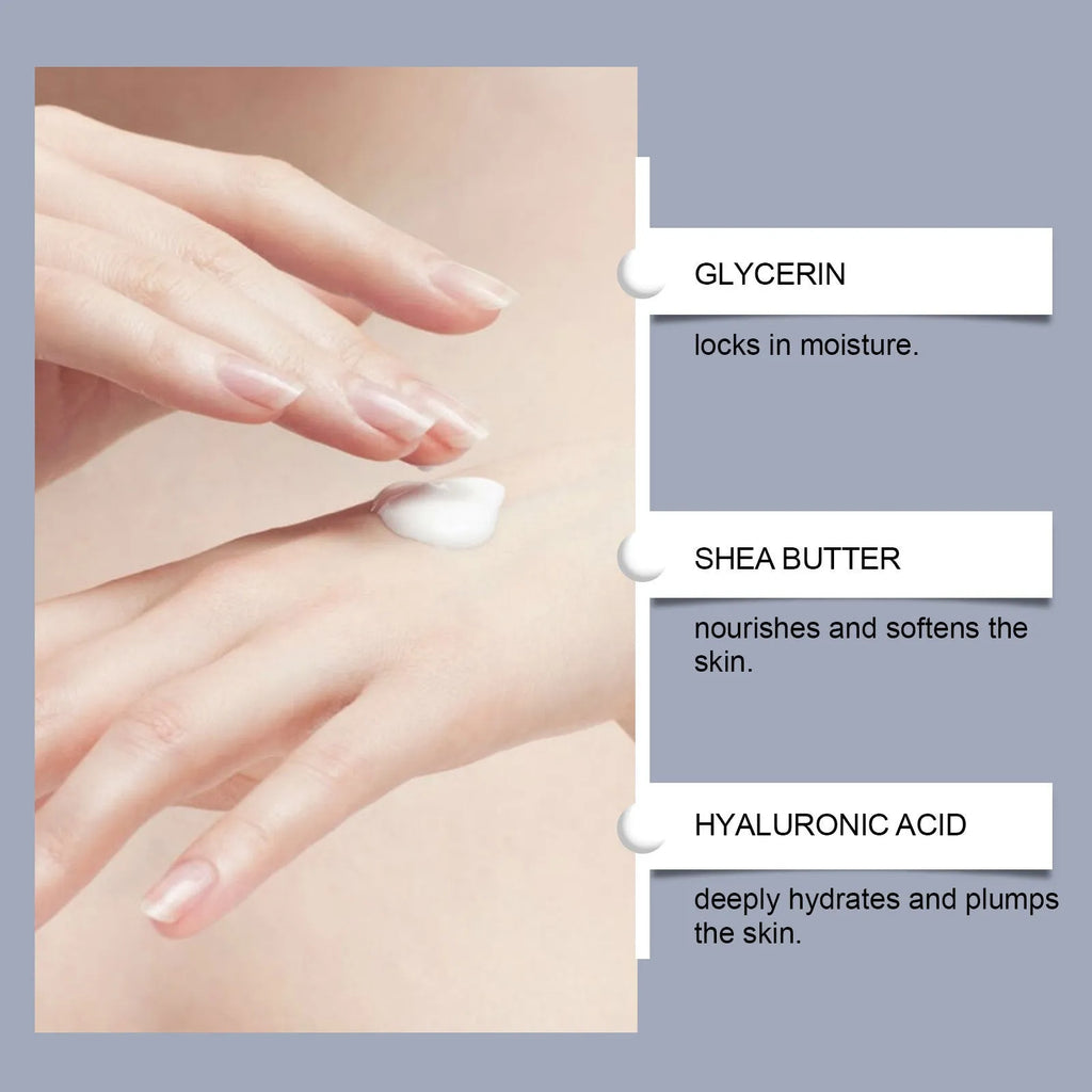 30g tube of fragrance-free hand cream with glycerin and hyaluronic acid for dry skin