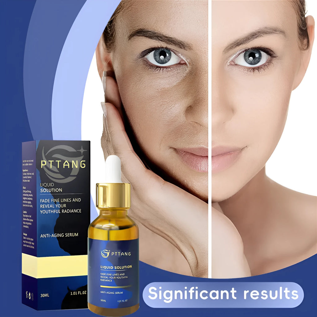 Glorious Facial Liquid moisturising serum in 10.1 cm tall bottle with 3.3 cm diameter for daily facial care