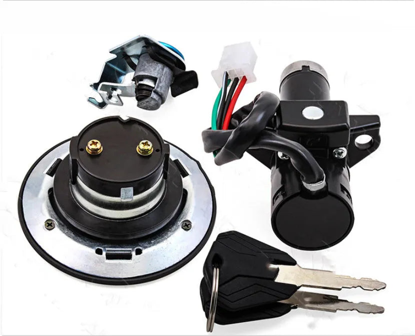 Motorcycle ignition lock set with fuel tank cap for Tornado Rocketman250 and Thunderstar 250