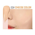 Wheat liquid foundation concealer lasting makeup in bottle with shade options.
