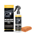 100ml headlight restoration spray bottle with PTFE and towel for DIY car headlight cleaning