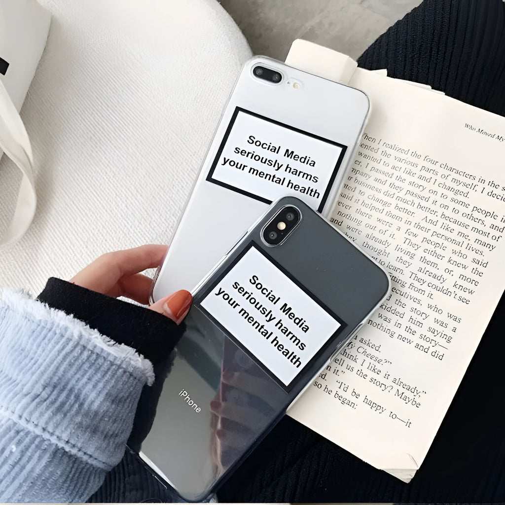 White TPU back cover phone case with letter couple design for iPhone 5 SE to 11 Pro Max