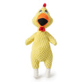 Soft pineapple velvet squeaky dog toy 35cm in pink, green, and yellow for small medium large dogs and cats