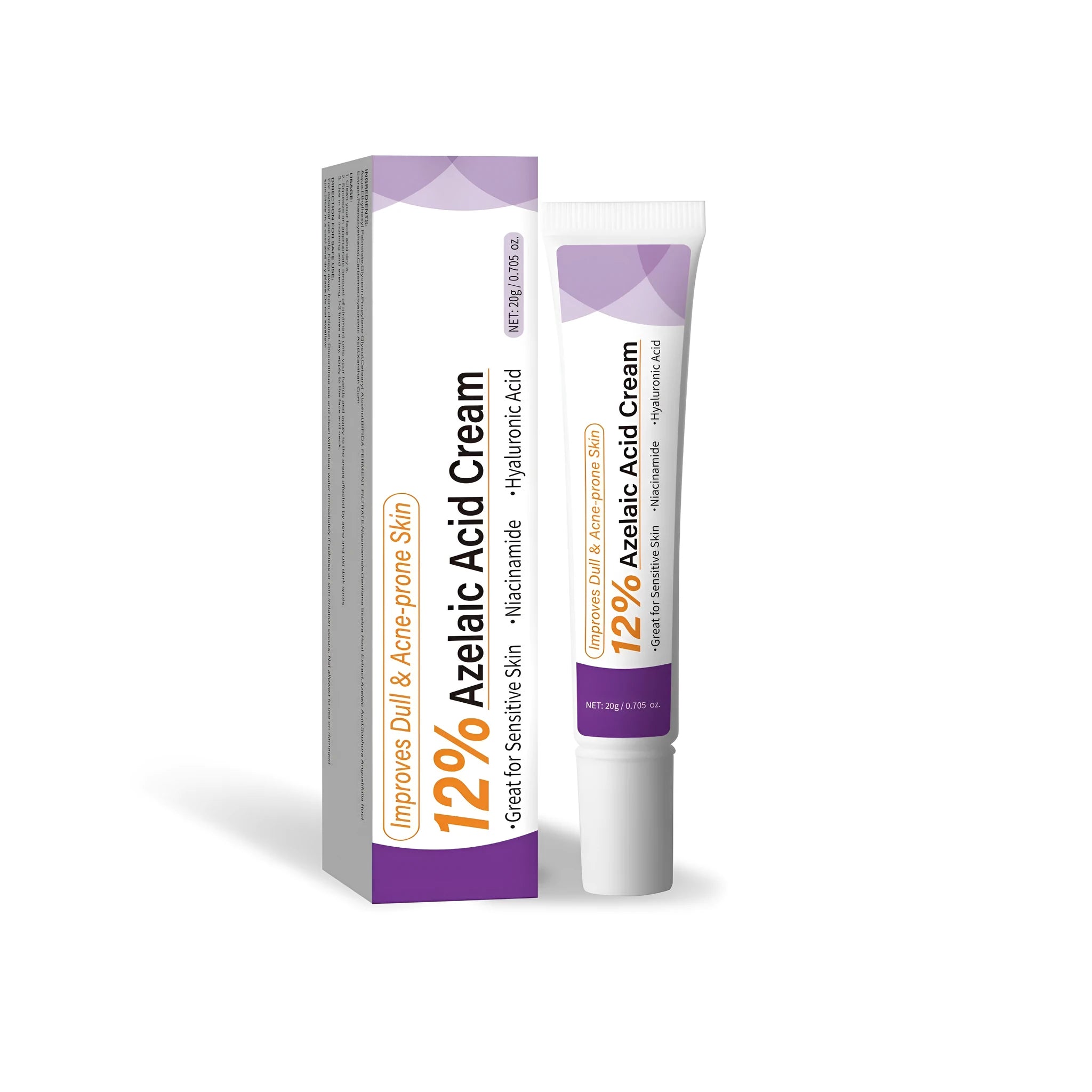 Azelaic acid cream 20g tube with FP-A030 specification marking for facial application