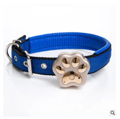 Blue V30 GPS dog tracker anti-loss locator with fence alarm plastic casing waterproof