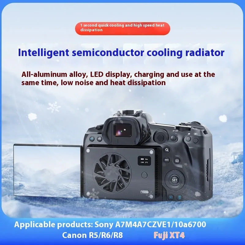 Black aluminium alloy PC cooling radiator with integrated fan, dimensions 89mm by 52mm.
