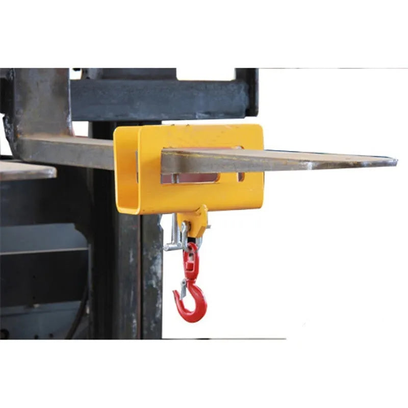 25-ton capacity rotating forklift crane hook with safety locking mechanism for mobile crane conversion