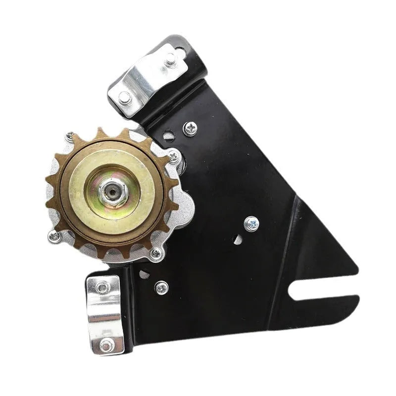 Black iron mounting plate for MY1016Z MY1018 reduction motor triangular bracket