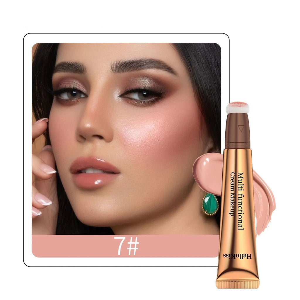 Close-up of a Highlight Shading Pen with sponge tip applicator for makeup contouring.