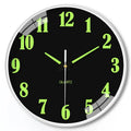 20cm diameter luminous wall clock with modern design and plastic shell for home and office use
