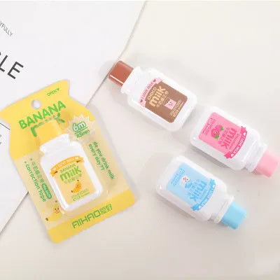 Creative bottle-shaped correction tape with 6 metre length in random colour selection