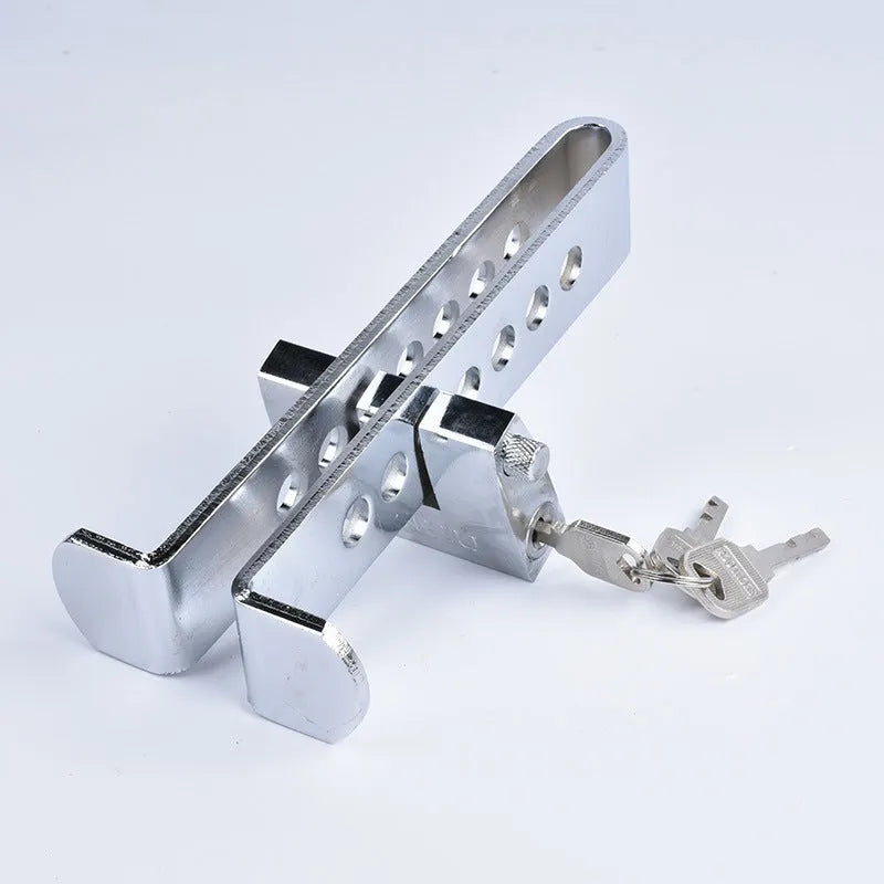 Car brake accelerator security clutch lock steel construction 8-hole 19.5cm pedal security device