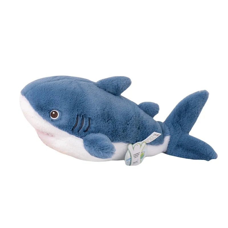 60cm killer whale plush toy in grey from Happy Ocean series, made of polyester fibre