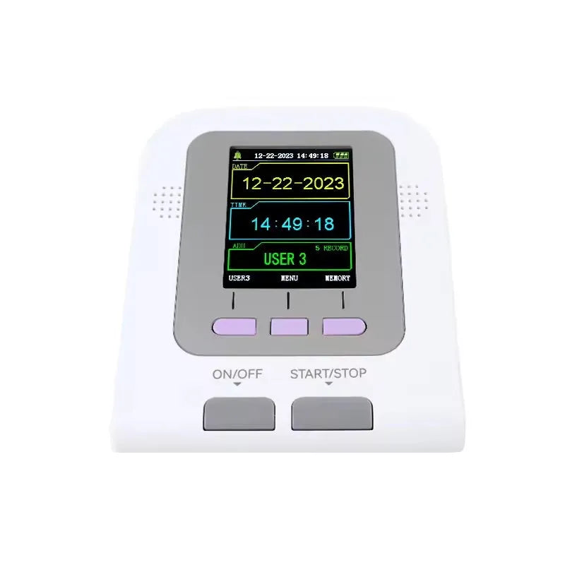 CONTEC08A Veterinary digital blood pressure monitor with colour screen and three animal cuff sizes
