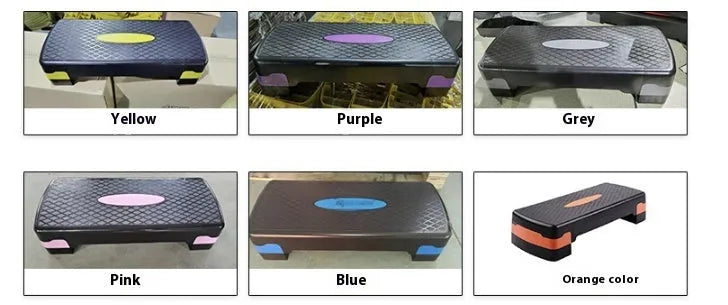 Fit Step aerobics platform in grey colour with dimensions 68cm length 28cm width 15cm height