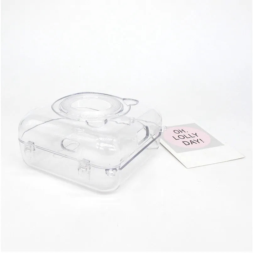 Clear PC protective case for Eric Bear A6 thermal printer with injection moulded shell