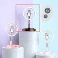 Portable selfie ring light LED 290mm for YouTube vlog live photo with remote control black colour