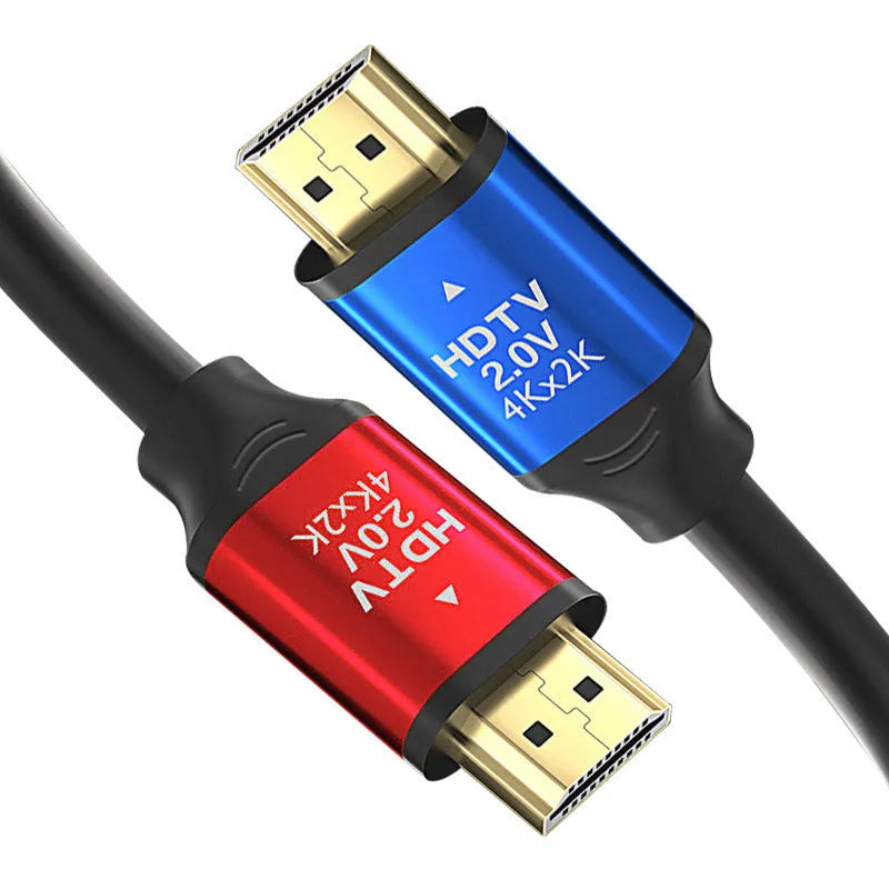 HDMI cable with aluminum alloy gold-plated connector for computer monitor connection