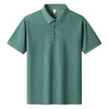Men's loose-fit casual cotton T-shirt with a letter pattern, shown in multiple colour options.
