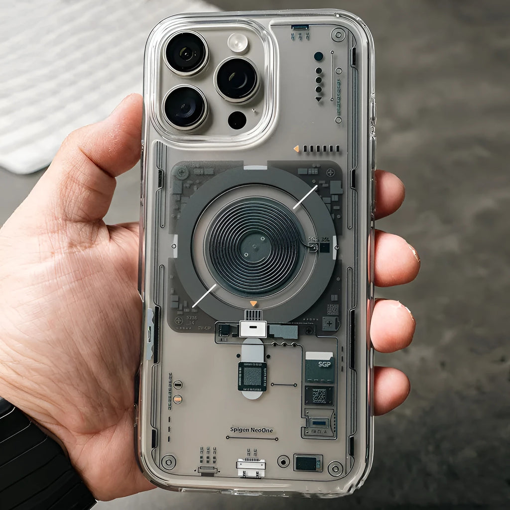 White hard case phone case with magnetic attraction and embossed design for iPhone and Samsung