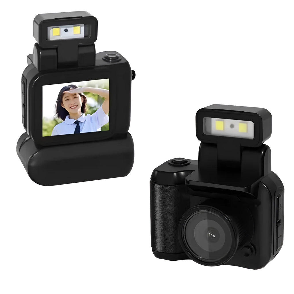 Black Y4000 HD digital camera with retro compact design for student use