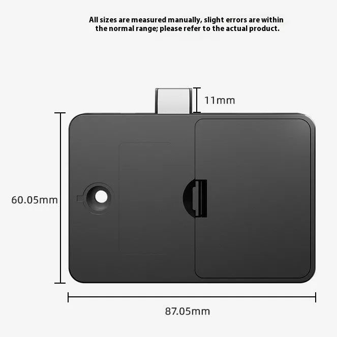 F079 punch free electronic drawer lock with removable card access and key