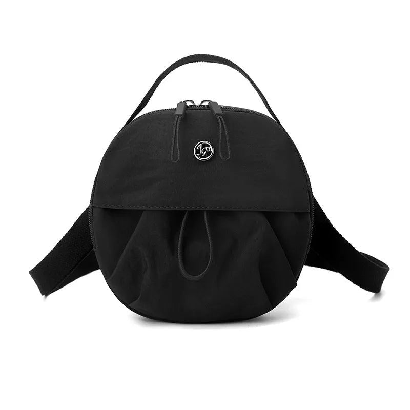 Women's nylon shoulder messenger bag in urban simplicity style with internal organisation compartments