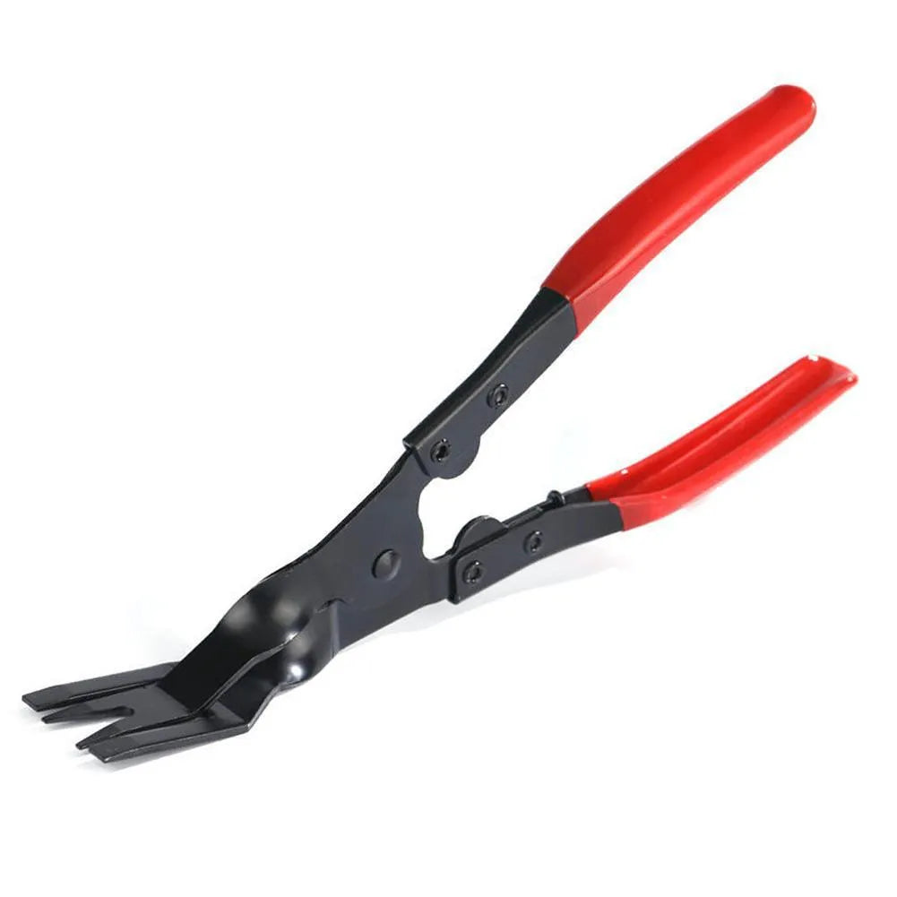 Blue steel car interior clamp and door panel removal pliers showing 240mm length