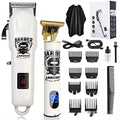 Rechargeable hair clipper with stainless steel cutter head and USB charging port