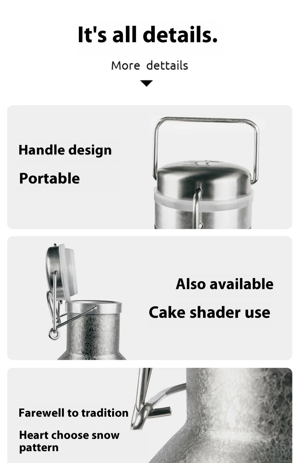 Stainless steel thermal pot with large capacity for outdoor portable use