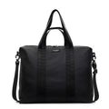 Lightweight oxford cloth tote bag in black, grey, or champagne for business travel.
