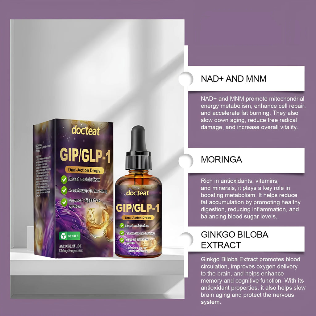 60ml bottle of balance relieving discomfort liquid supplement drops with a separate dropper.