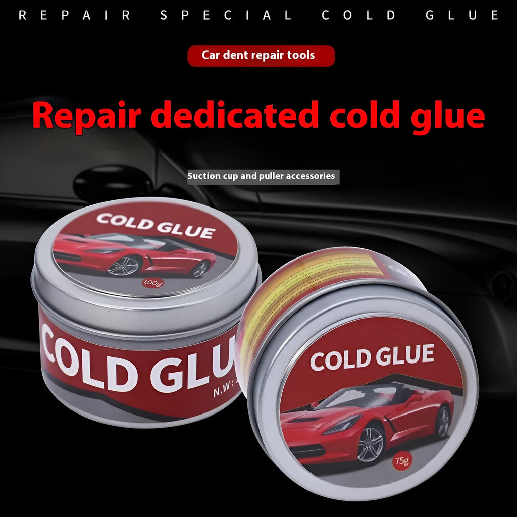 Tube of automobile depression repair cold glue for car body dent restoration