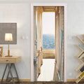 American landscape mural wall sticker 77x200cm PVC self-adhesive door decal