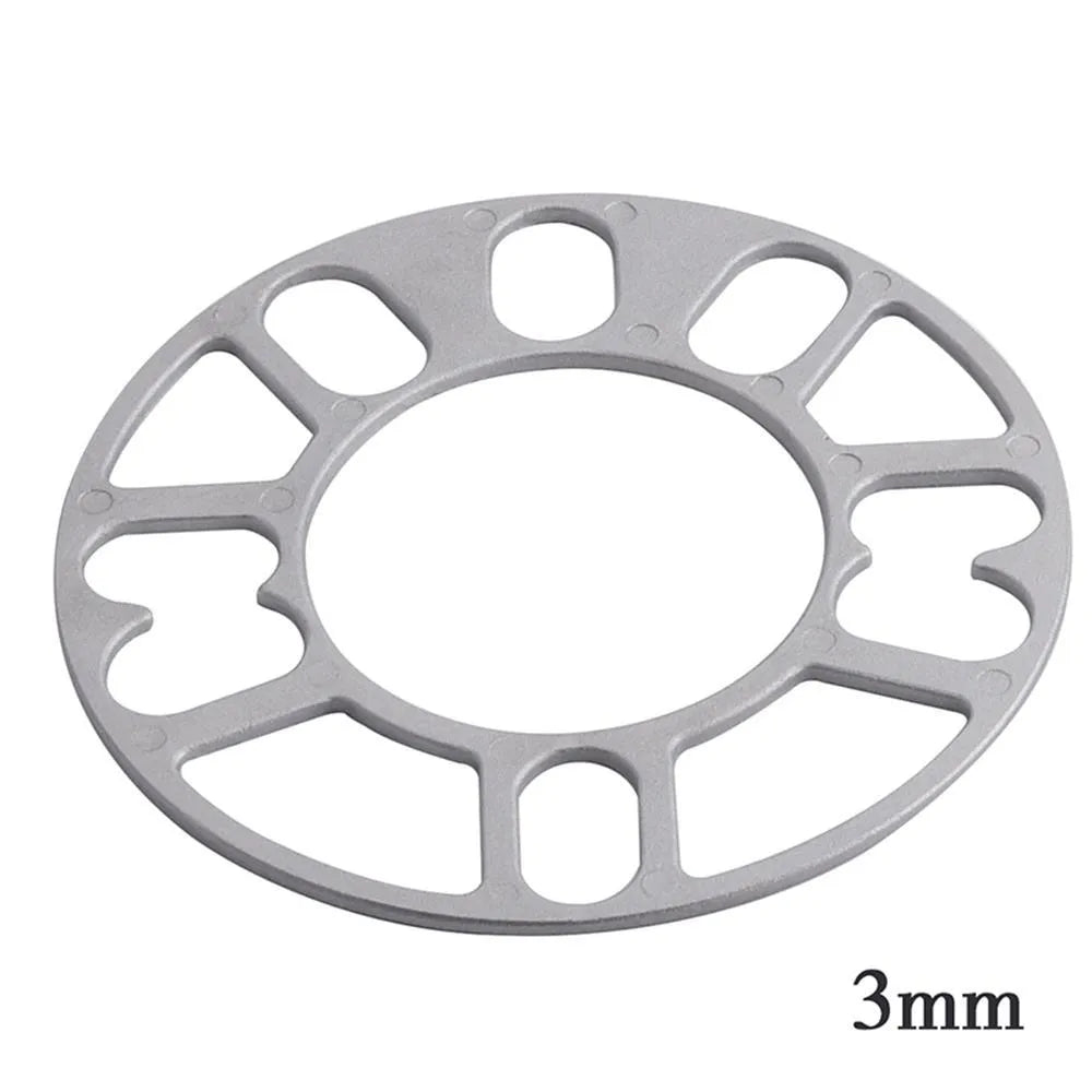 Automotive wheel hub widening gasket spacers in multiple thicknesses for brake caliper clearance