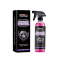 Auto tire cleaner spray 120ml in a 4.3x20cm bottle for tyre decontamination