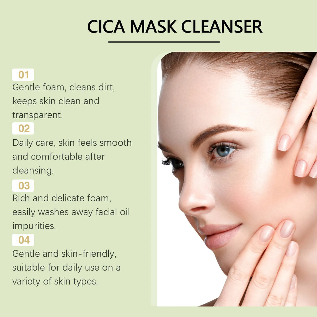 120g tube of Centella Asiatica Soothing Facial Cleanser with botanical extracts