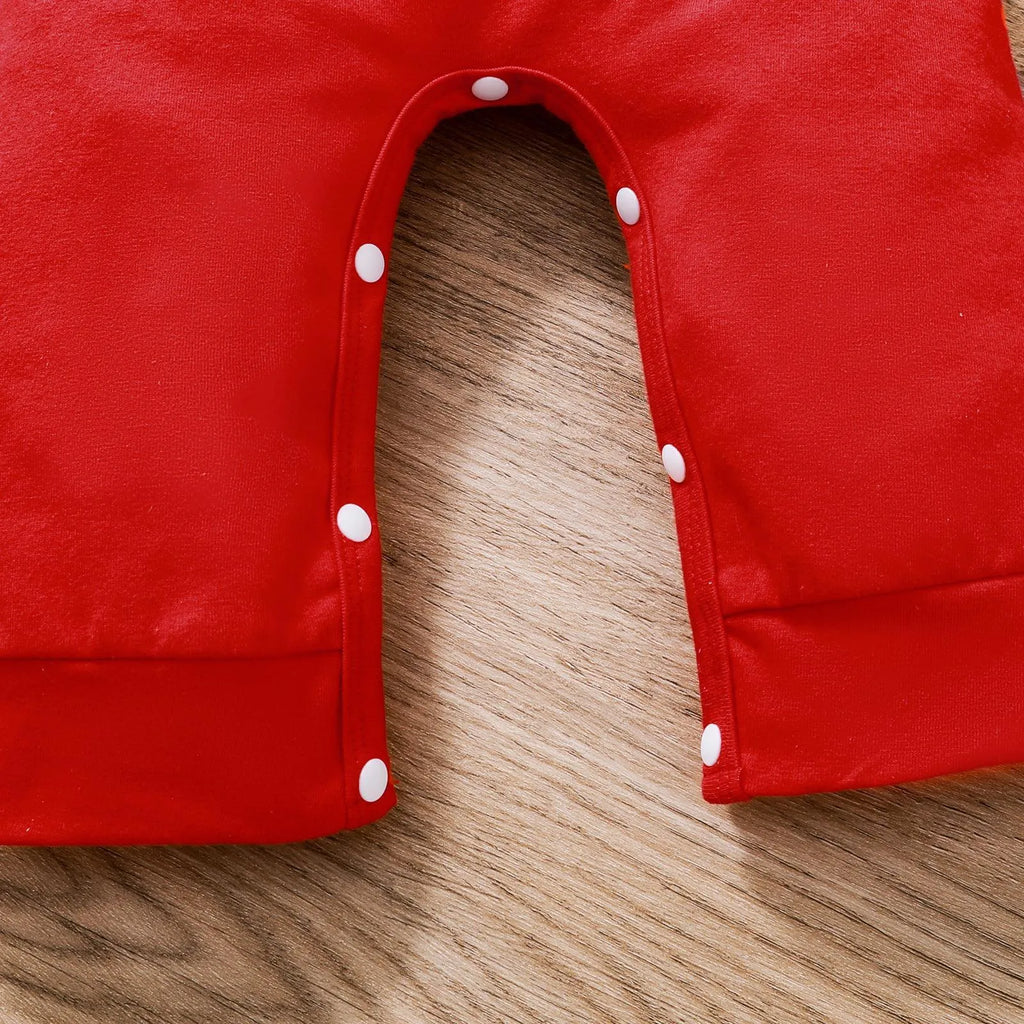 Children's cotton hooded long-sleeved climbing one-piece in apricot colour suitable for 60-100cm height