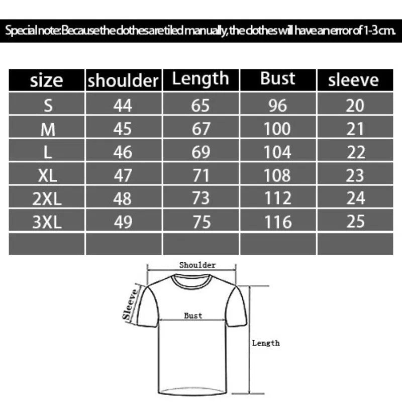 Men's black loose fit short sleeve T-shirt with a colourful 3D digital cartoon print on the front.