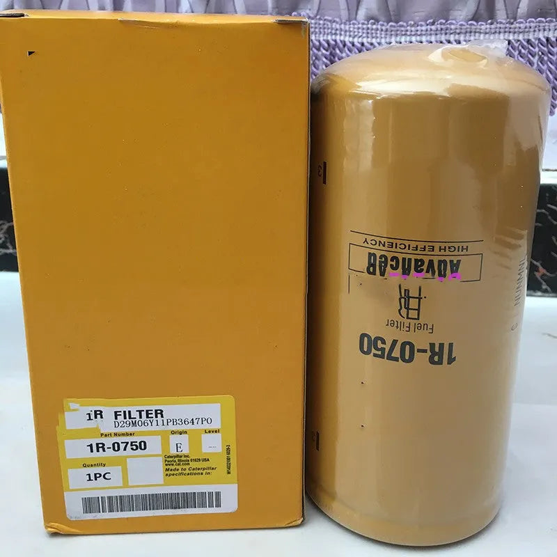 1R-0750 fuel filter element with filter paper construction