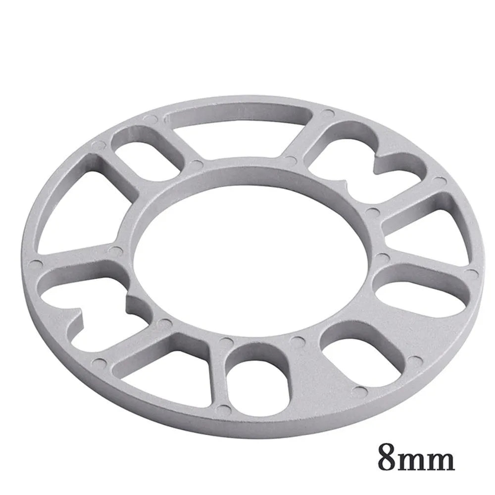 Automotive wheel hub widening gasket spacers in multiple thicknesses for brake caliper clearance