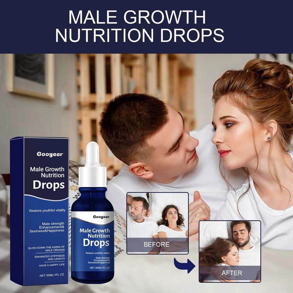 30ml Male Body Nutrition Drops bottle for universal skin type body care serum