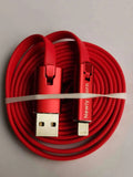 Renew charging cable 1.5m 4A with USB-A connector for Apple iPhone Android Type-C, black colour