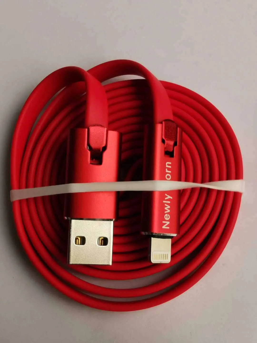 Renew charging cable 1.5m 4A with USB-A connector for Apple iPhone Android Type-C, black colour